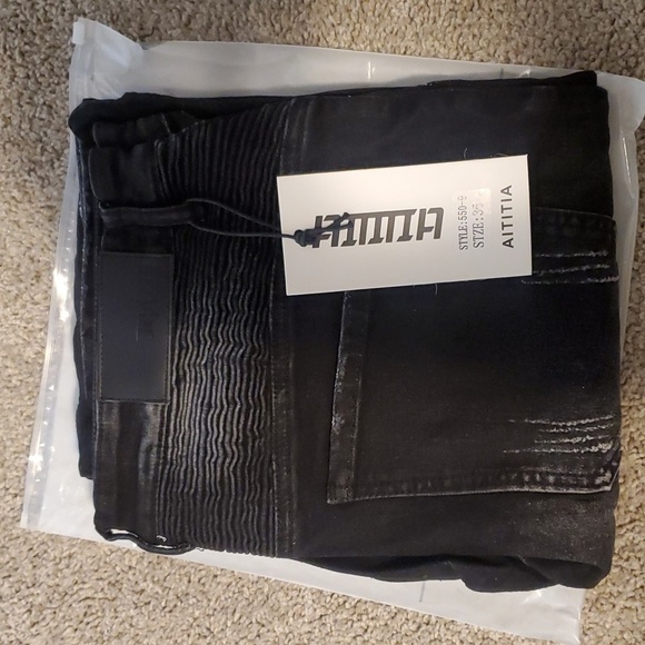 New Men's Designer Street Jeans Multiple Sizes - Picture 2 of 2